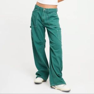 LIONESS MIAMI VICE PANT FOREST GREEN
